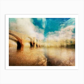 The Ladykirk & Norham Bridge Art Print