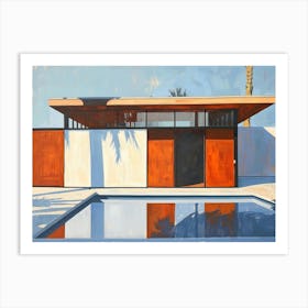 House In Palm Springs Art Print