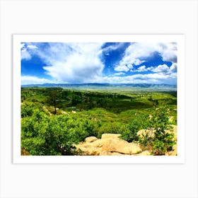 View From The Top Of A Mountain Art Print