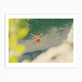 Cliff Jumper Art Print