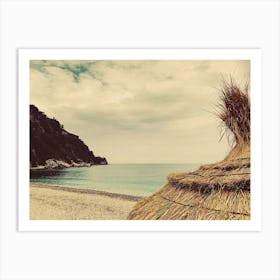 Mediterranean Beach Art Print