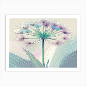 Allium 35 Art Print