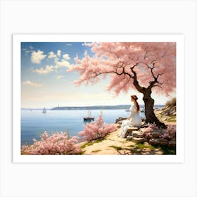 Cherry Blossom Tree 1 Art Print