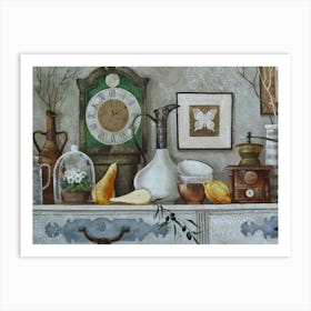 Still Life With Lemons Art Print