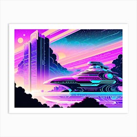 Futuristic Art, Futuristic Art, Futuristic Art, Futuristic Art, Futuristic Art Art Print