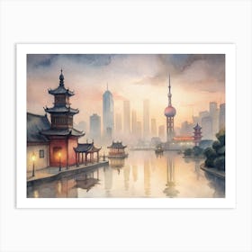 Shanghai City Poster