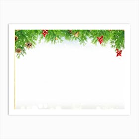 Season Background Holiday Merry Ornament Text New Year Decorating Eve Happy Design Card (10) Art Print