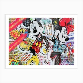 Mickey Broke And Spoiled Art Print