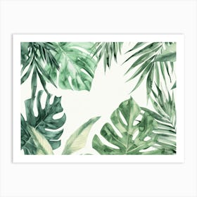 Tropical Leaves 132 Art Print