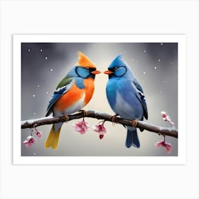 Birds Art 05 Art Print