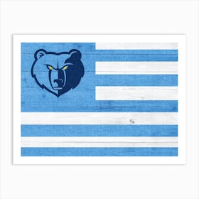 Memphis Grizzlies 2 Art Print