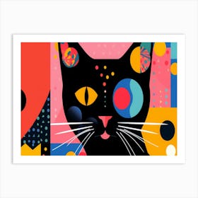 Cat Art 2 Art Print