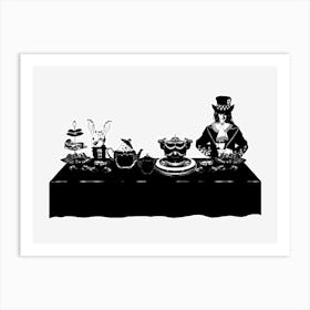 Mad Hatters Tea Party from Alice in Wonderland Art Print