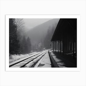 Train Station Art Print