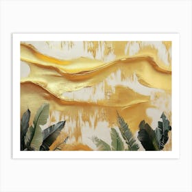 Gold Leaf Painting Art Print