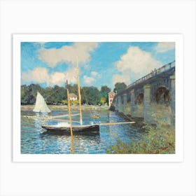 The Bridge At Argenteuil (1874)The Bridge At Argenteuil (1874), Claude Monet Art Print