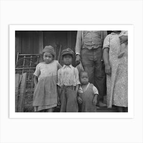 Children Of Fsa (Farm Security Administration) Client, Former Sharecropper, Southeast Missouri Farms Art Print