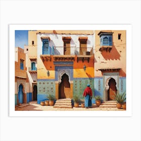 Saharan Village Art Print