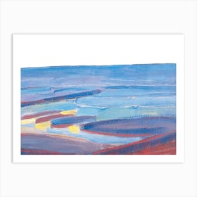 Mondrian's Sea 2 Art Print