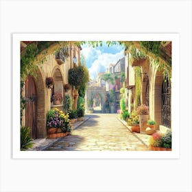 Alleyway 1 Art Print