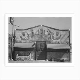 Beer Joint Showing Indigenous Decoration, Maricopa County, Arizona By Russell Lee Art Print