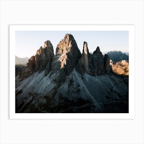 Dolomites Mountain Sunset Art Print