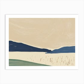 Japanese Landscape Painting Art Print