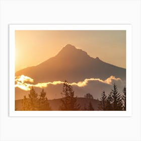 Mount Hood Hideaway - Oregon Trail Dreams II Art Print