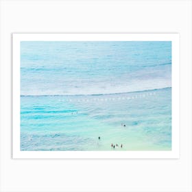 Hawaii - Relax Ocean Art Print