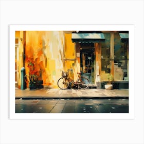 Bicycle In Amsterdam Art Print