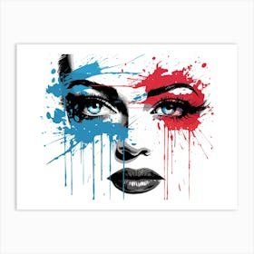 Splatter Painting Art Print