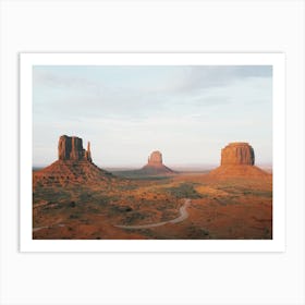Monument Valley Scenery Art Print