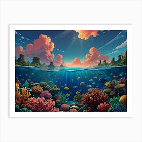 Coral Reef 10 Art Print