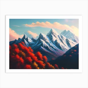 Mountain Landscape 34 Art Print