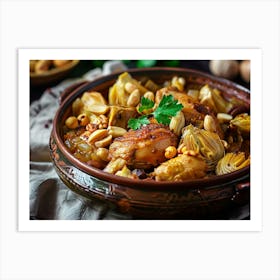 Chicken And Artichoke Stew 8 Art Print