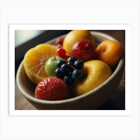 Fruit In A Bowl Art Print