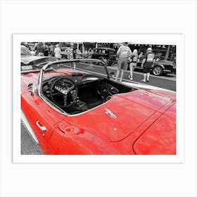 Corvette Convertible Art Print