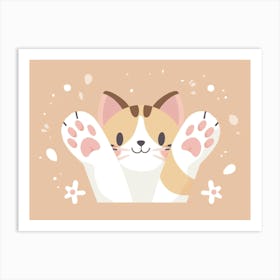 Cat Paw (19) Art Print