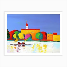 Castle On The Water Art Print