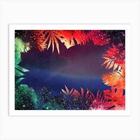 Tropical Space Jungle #3 Art Print