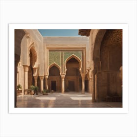 Arabic architectural2 Art Print