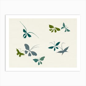 Abstract Butterfly, Cho Senshu 1 Art Print