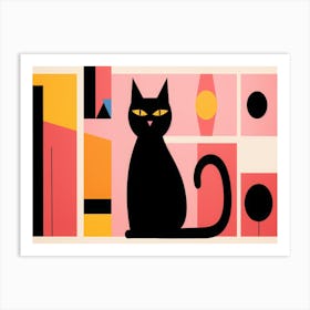 Cat art Art Print