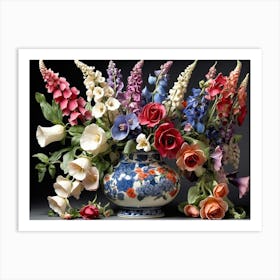 Flowers In A Vase Art Print