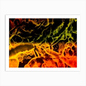 Modern Abstraction Is Yellow Art Print