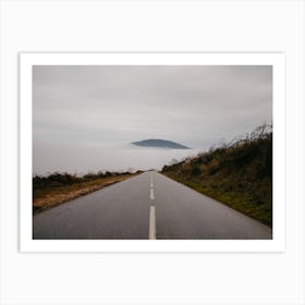 Road In The Clouds, Douro, Portugal Art Print