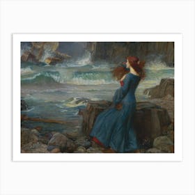 Miranda The Tempest, John William Waterhouse Art Print