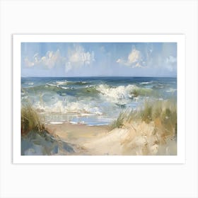 Coastal Impression Dynamic Waves 5 Art Print