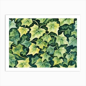 Ivy Leaves Art Print