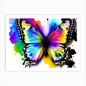 Butterfly Painting 7 Art Print